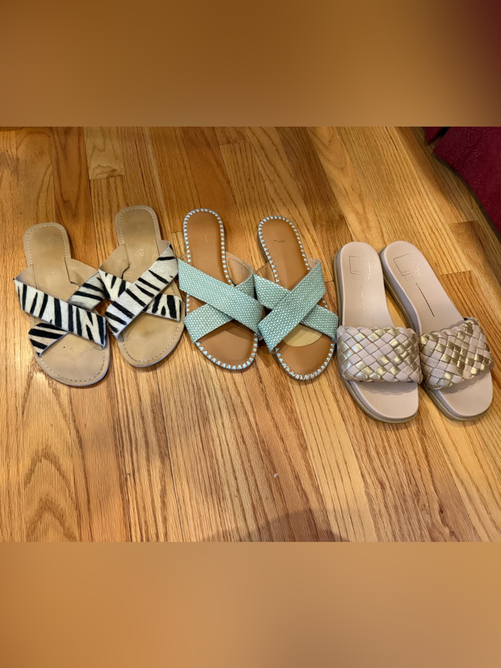 Ladies sz 10 sandal bundle Nicole Miller Dolce Vita